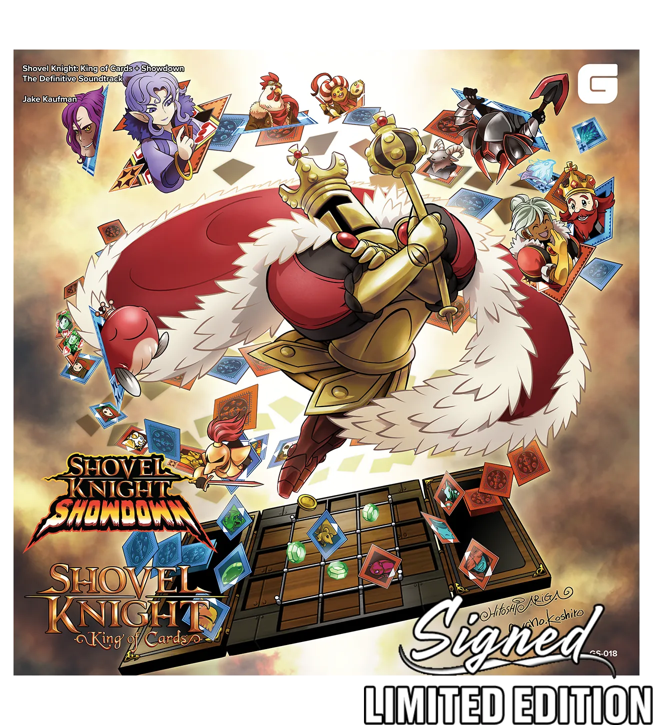 Shovel Knight: King of Cards   Showdown The Definitive Vinyl Soundtrack (Signed)