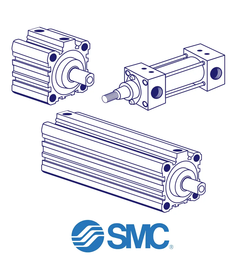 SMC CDQ2B80-35DCM-XC35 Pneumatic Cylinder