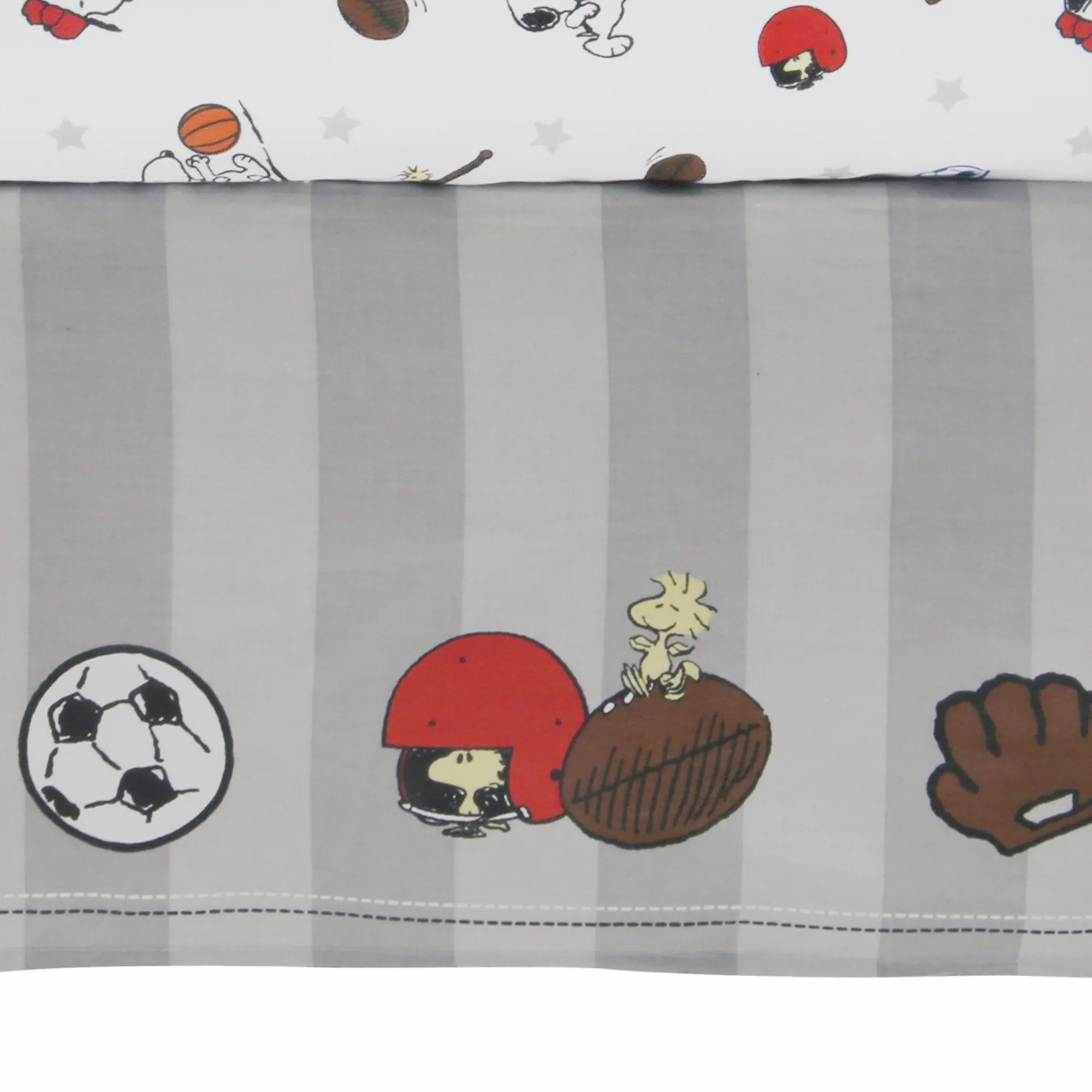 Snoopy Sports 3-Piece Crib Bedding Set