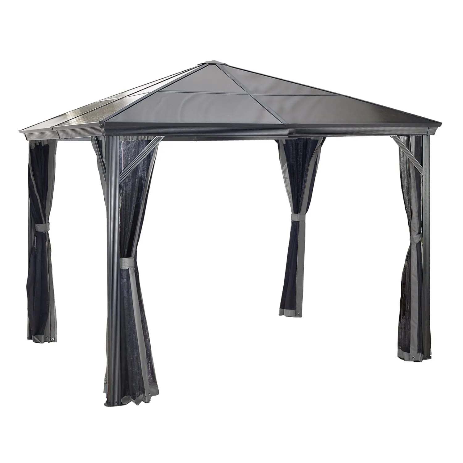 Sojag | Verona Hardtop Gazebo 10' x 10' PC 6mm Roof #77