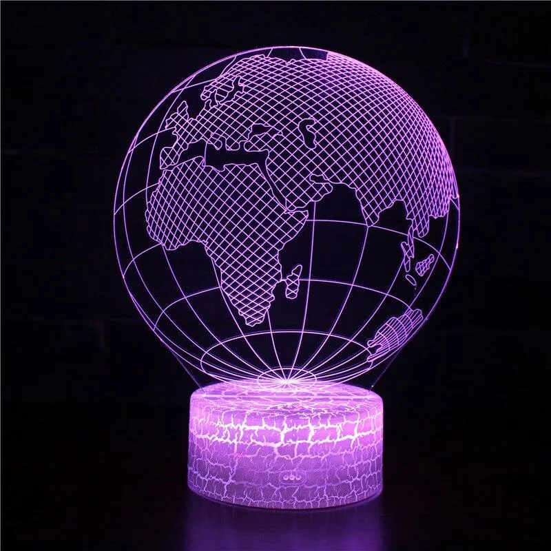 Solar System 3D Phantom Lights Universe Planet Space Night Lights Children's Bedroom Decoration Birthday Holiday Gifts