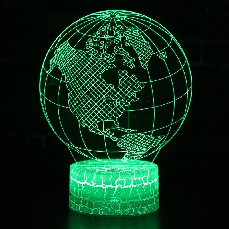 Solar System 3D Phantom Lights Universe Planet Space Night Lights Children's Bedroom Decoration Birthday Holiday Gifts