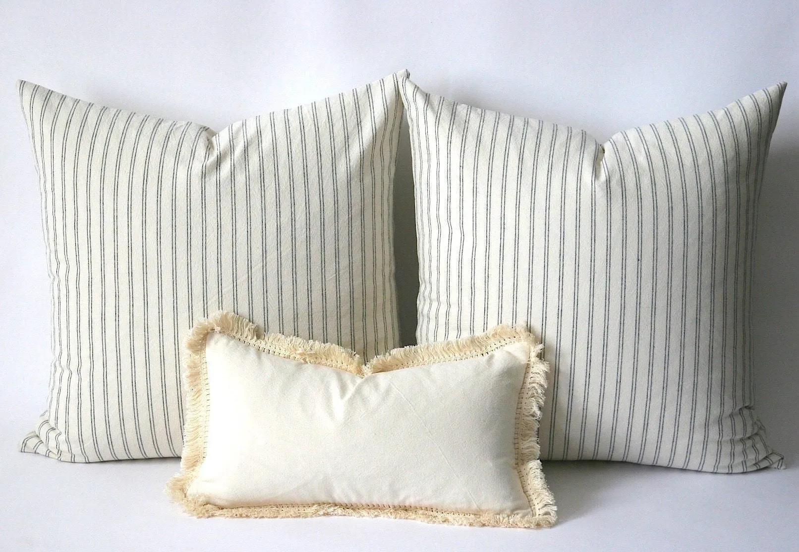 Solid Cream Pillow cover / Plain Ivory pillow / Solid Pillow Case / White Decor / Machine Washable Pillow Cover