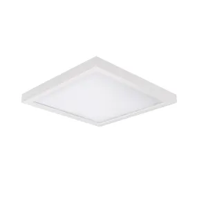 Square LED Flush Mount in White