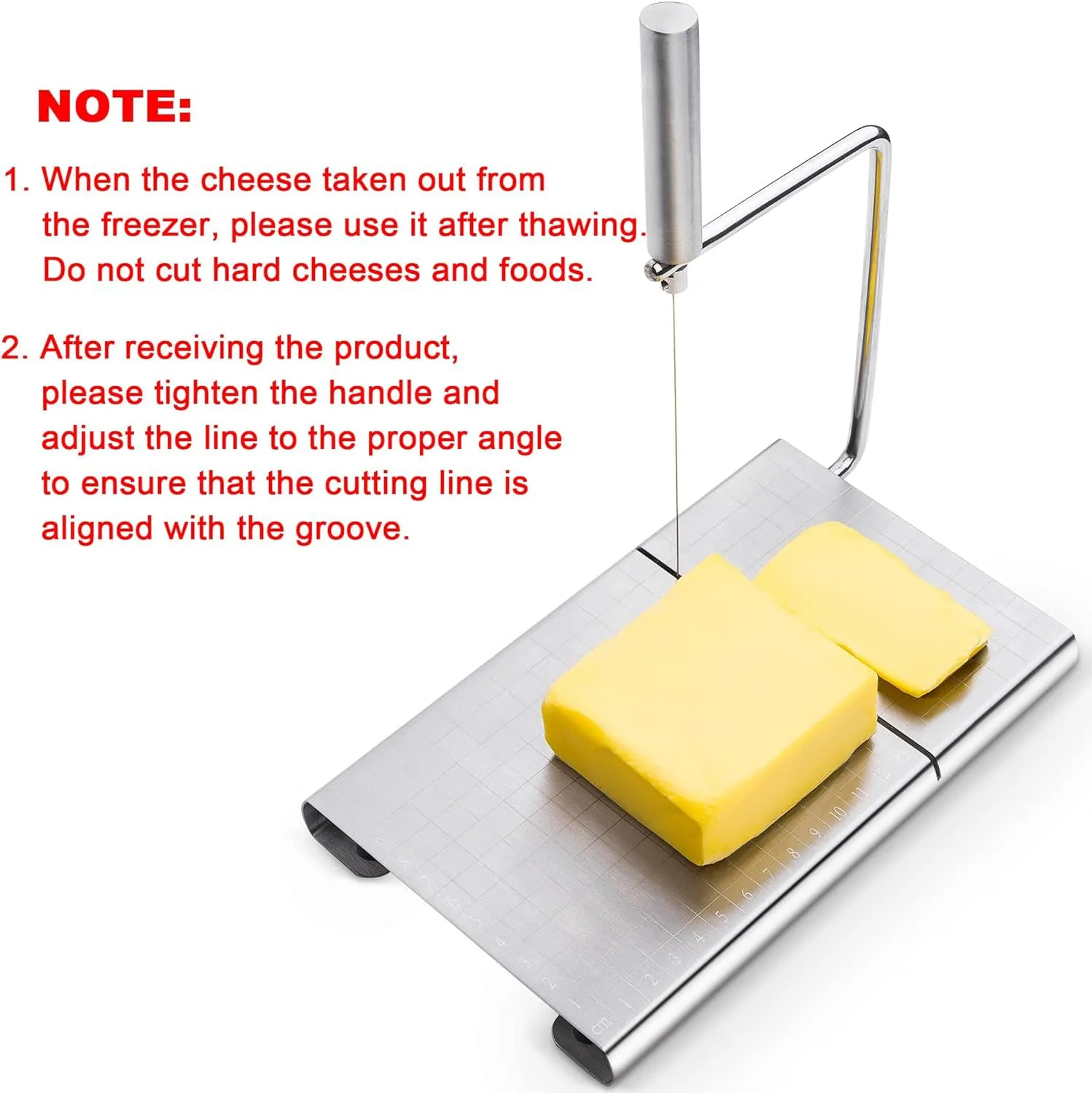 Stainless Steel Cheese and Butter Slicer