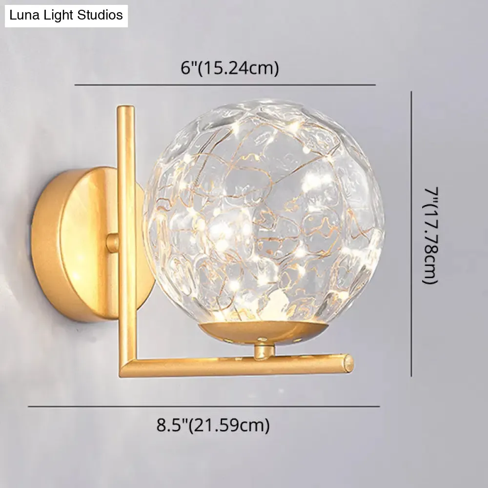 Star Light Wall Sconce: 1-Head Ambient Lighting for Bedroom