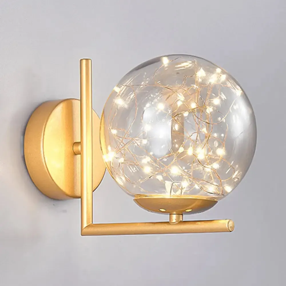 Star Light Wall Sconce: 1-Head Ambient Lighting for Bedroom