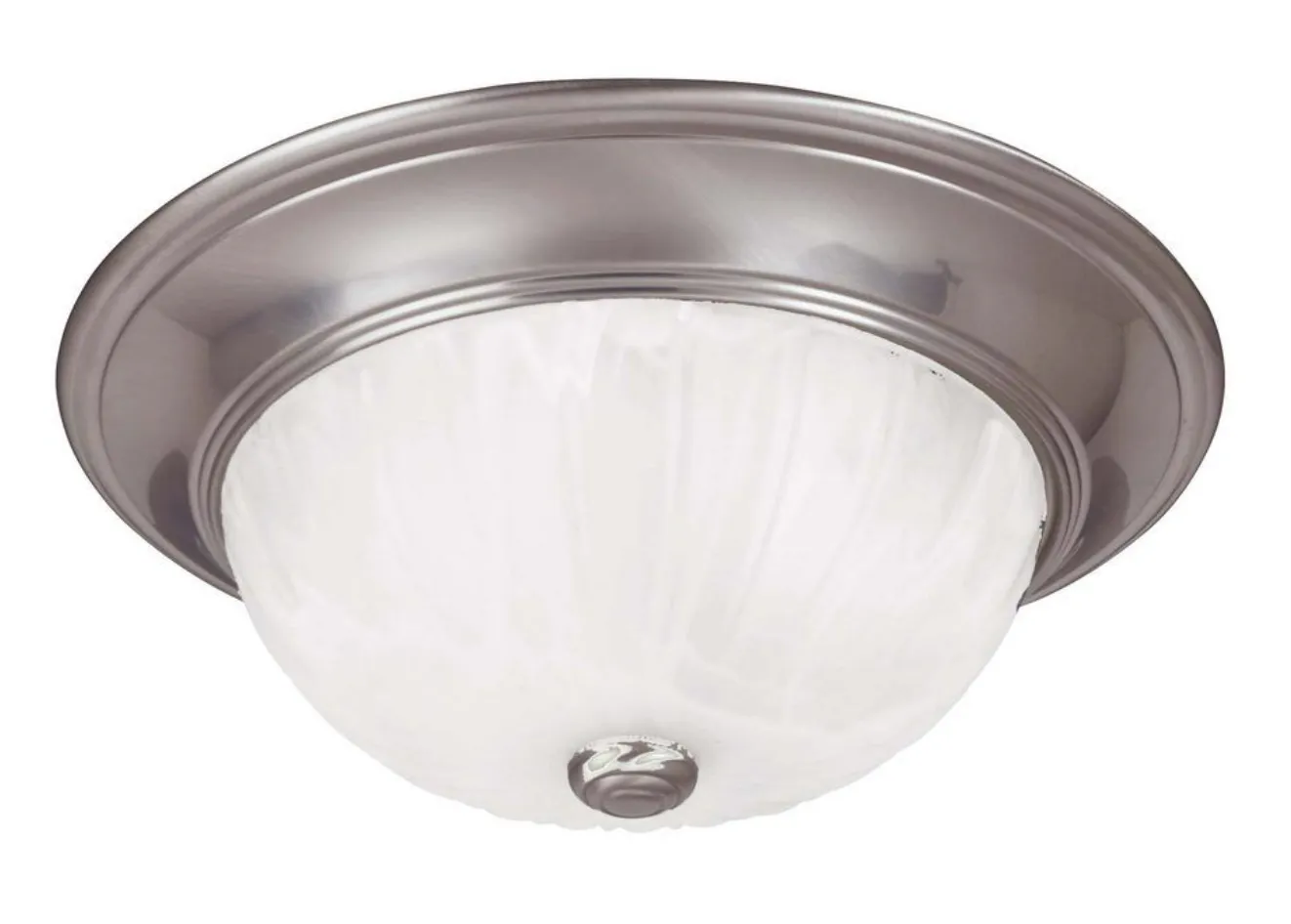 STELLA FLUSH CEILING MOUNT, SATIN NICKEL