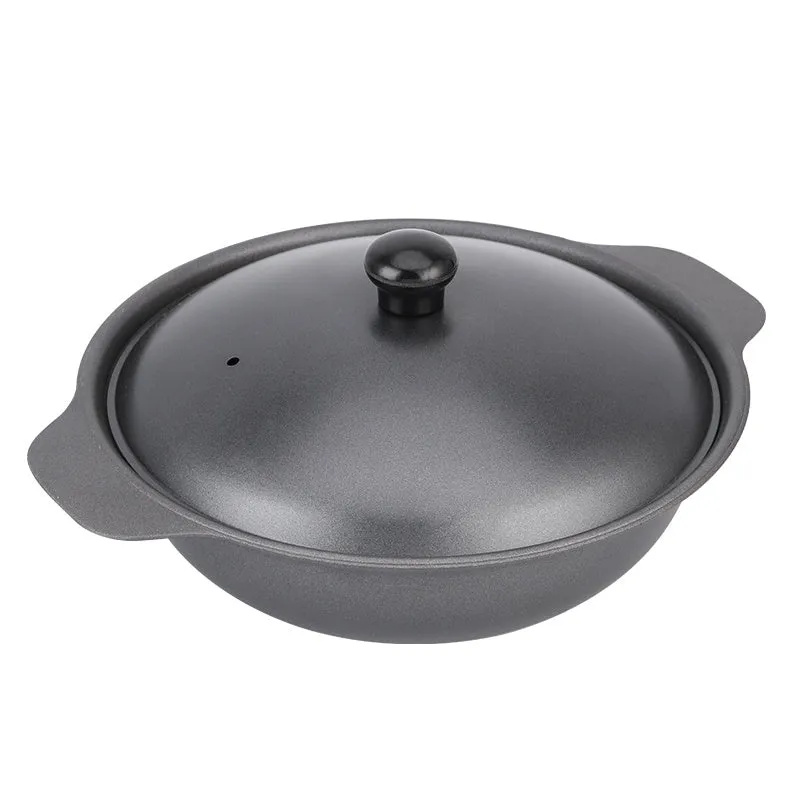 Stewed chicken and rice special pot rice, raw iron sand pot, Bafan, cast iron fire resistant pot, special iron sand pot