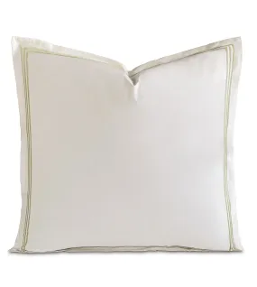 Tessa Ivory Sham in Pear