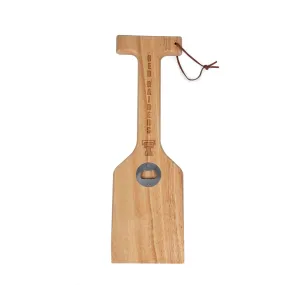 Texas Tech Red Raiders - Hardwood BBQ Grill Scraper with Bottle Opener