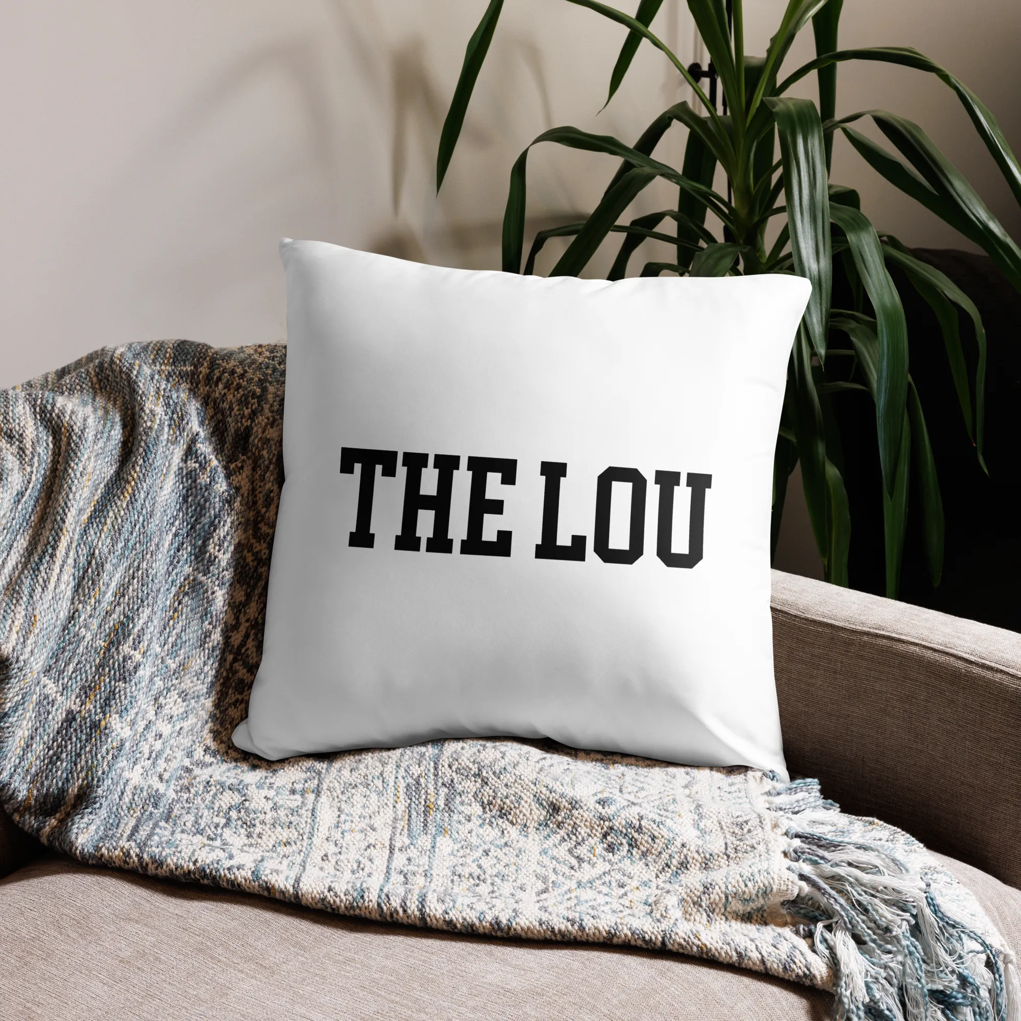 The Lou Throw Pillow Case