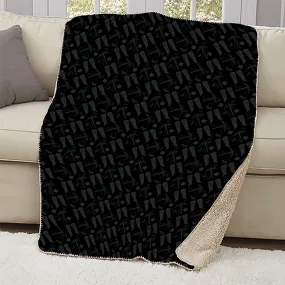 The Walking Dead Icons Sherpa Blanket