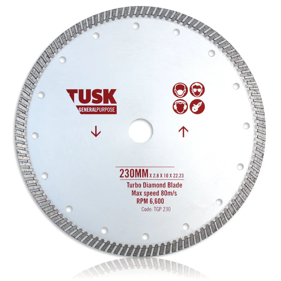 Turbo General Purpose Blades - 180 x 2.6/1.6 x 10 x 25.4(22.23)