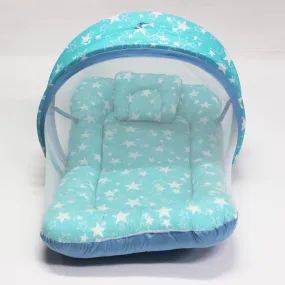 Turquoise Star -  Kradyl Kroft Bassinet Style Mosquito Net Bedding for Infants