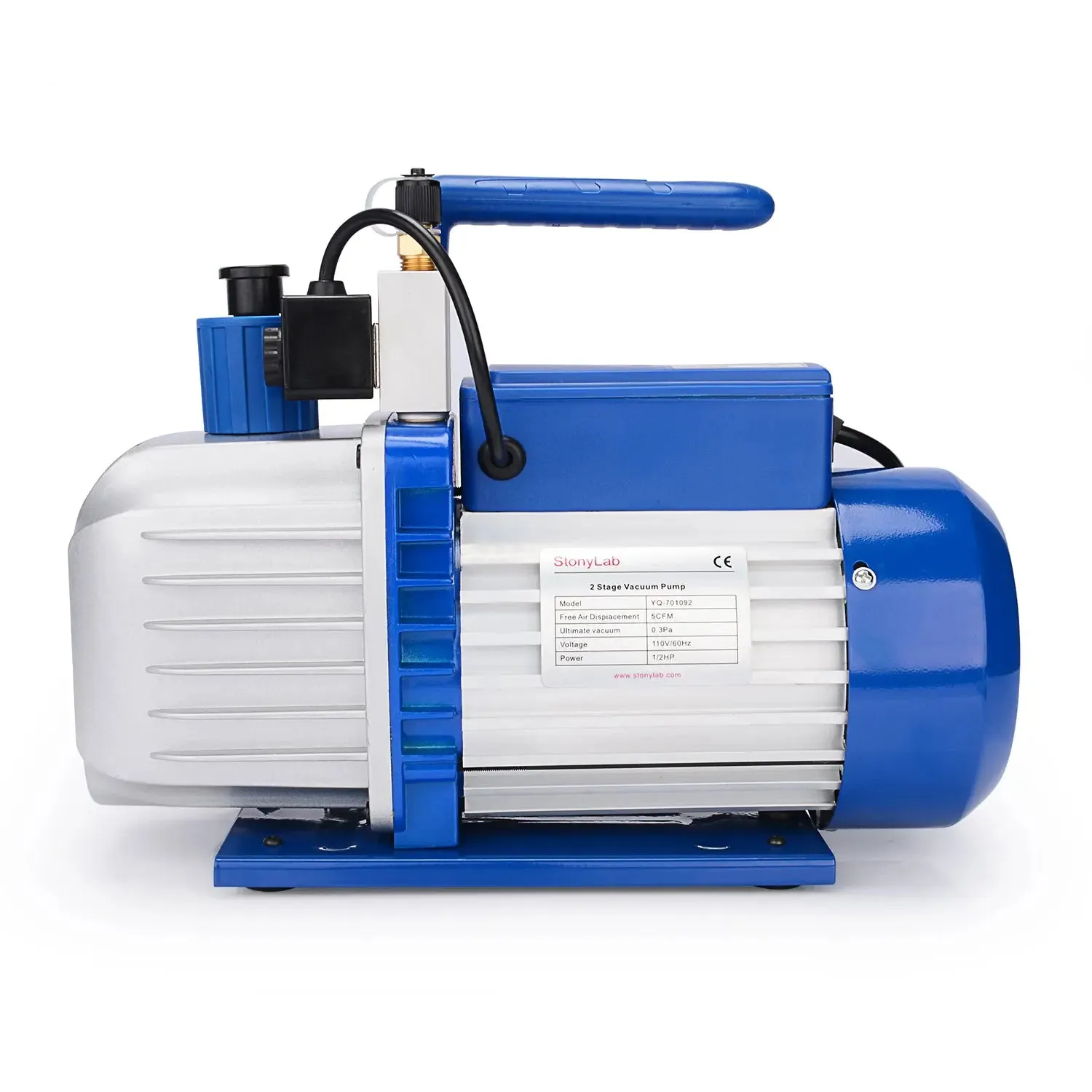 Two-Stage Rotary Vane Vacuum Pump, 10-15 Pa, 142 L/min