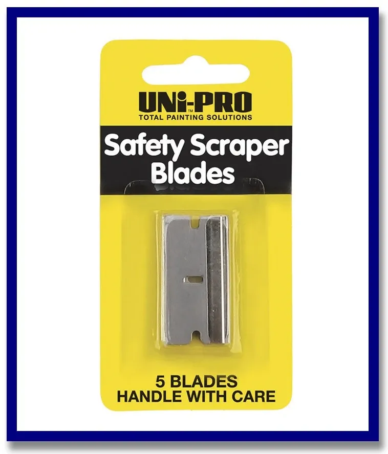 UNi-PRO Safety Scraper Blade Refill - 5 PCS (1 Pack)