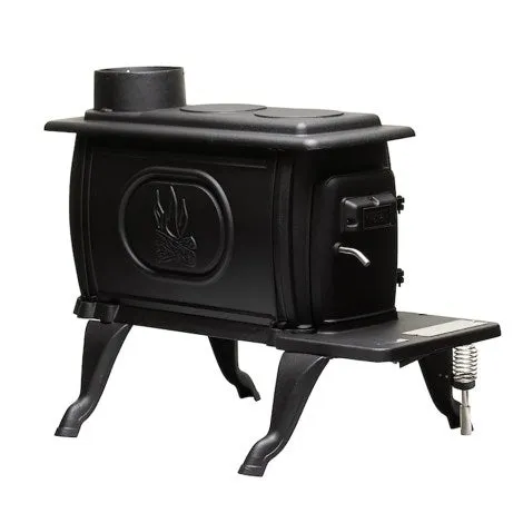 US Stove Company US1269E 900 Sq. Ft. Cast Iron Log Wood Stove