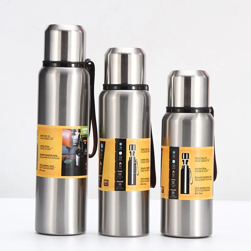 Vacuum Outdoor Thermos Flasks Insulated Bottle