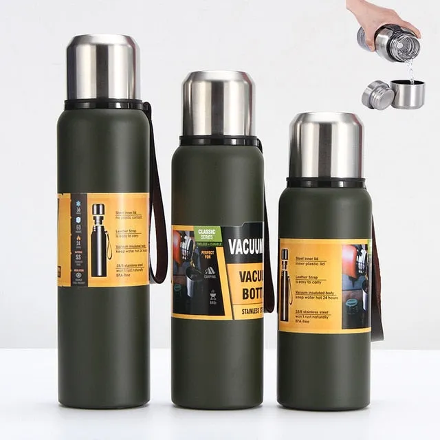 Vacuum Outdoor Thermos Flasks Insulated Bottle