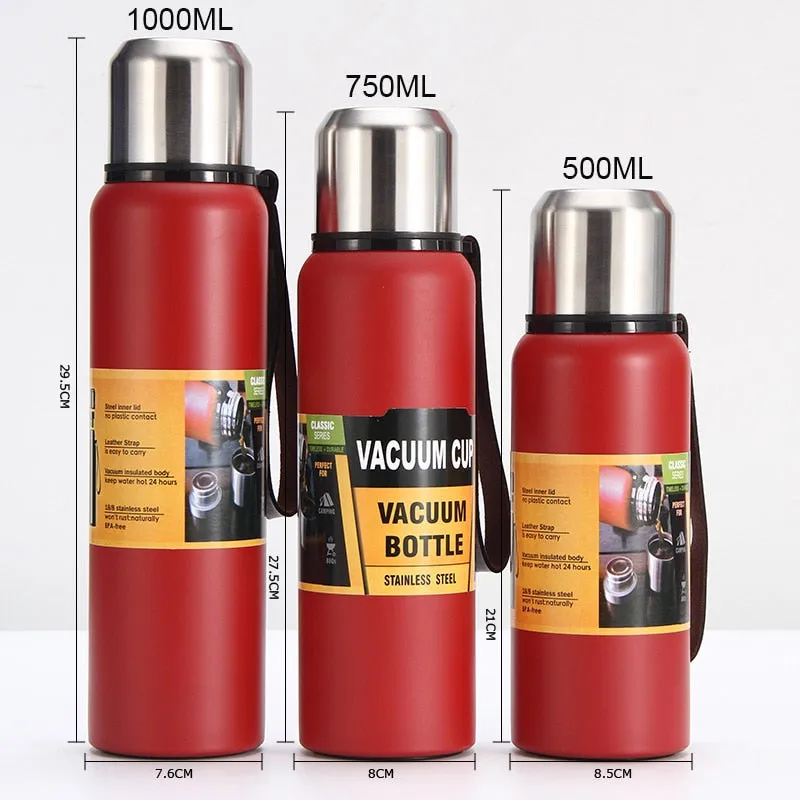 Vacuum Outdoor Thermos Flasks Insulated Bottle