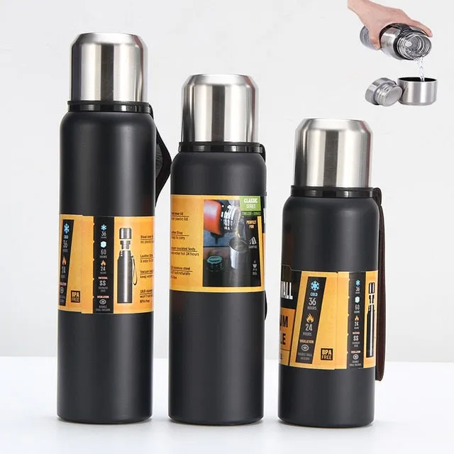 Vacuum Outdoor Thermos Flasks Insulated Bottle