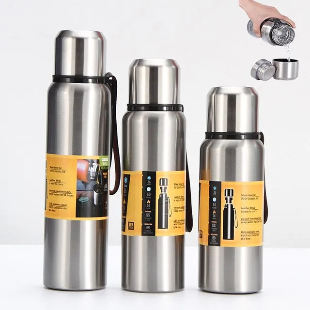 Vacuum Outdoor Thermos Flasks Insulated Bottle