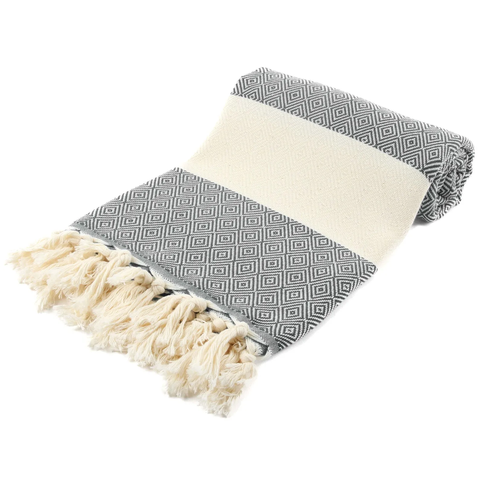 VENICE GRAY TURKISH TOWEL