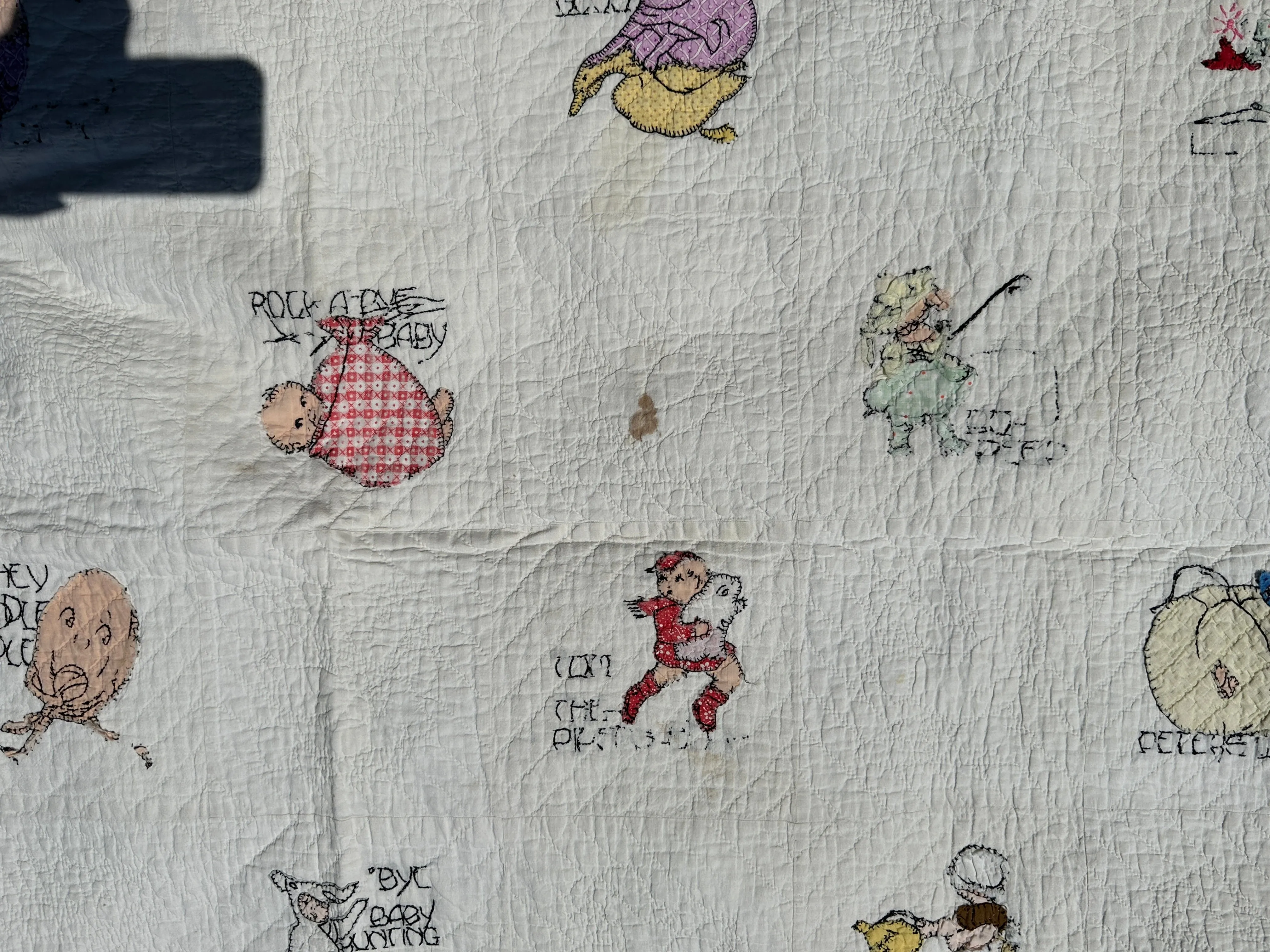 Vintage Nursery Rhyme Cutter Quilt