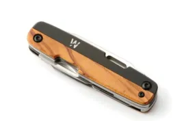 WHITBY Kent  EDC Knife (black/olive wood)