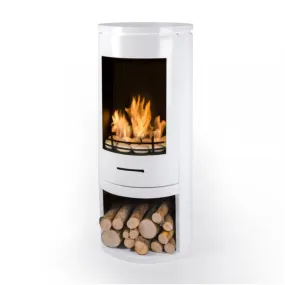 White Vision Cylindrical Bioethanol Stove