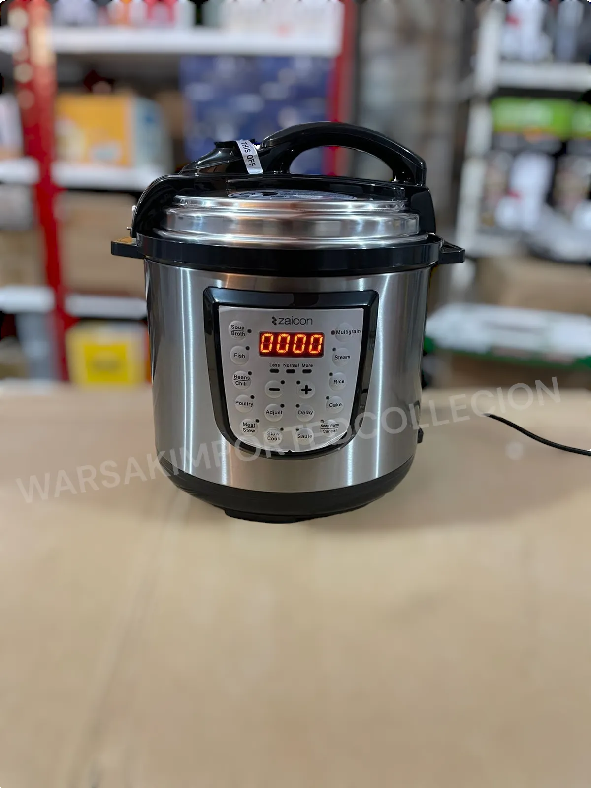 ZAICON USA ELECTRIC PRESSURE COOKER 5.7L